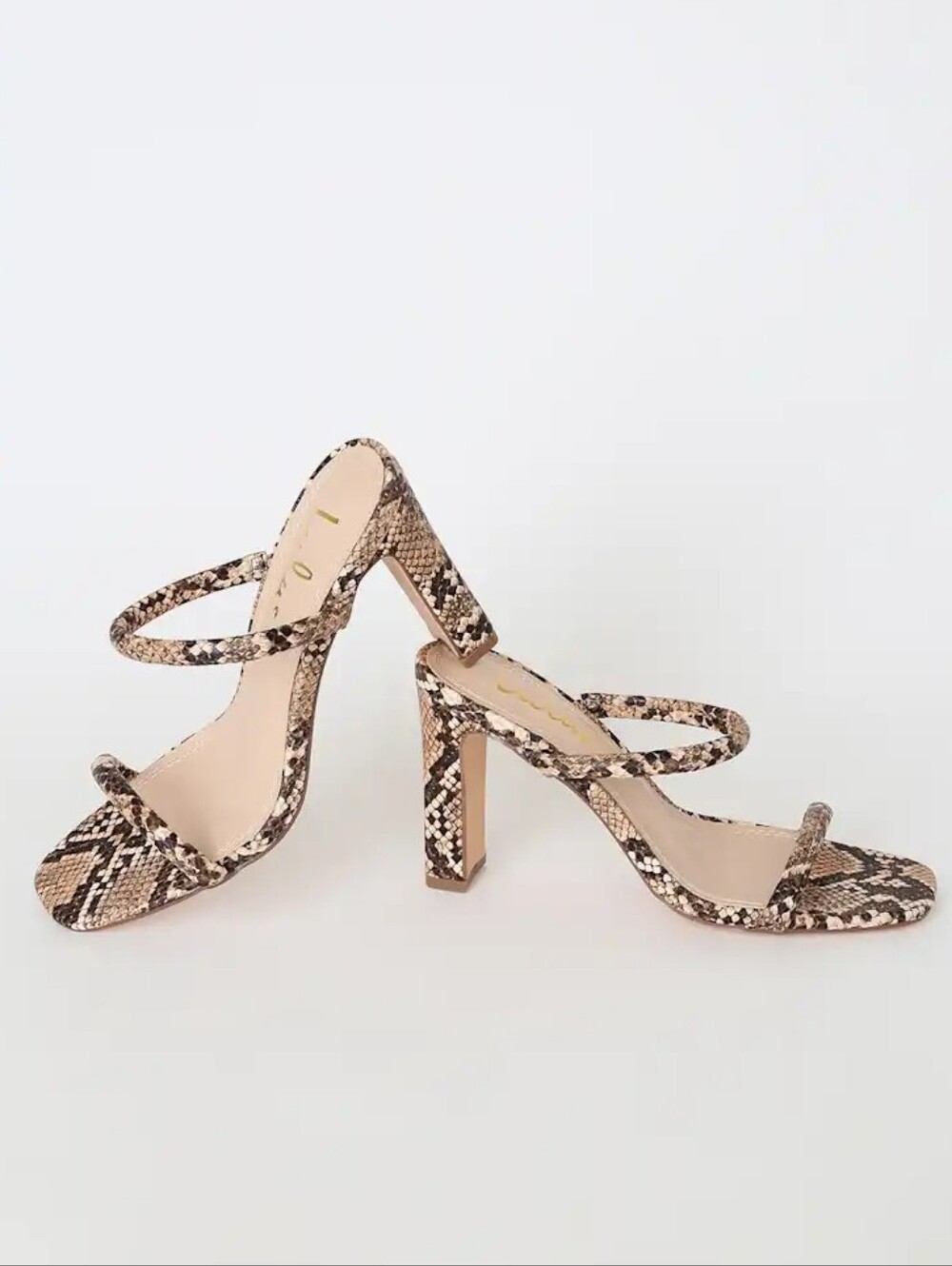 NIB Lulus Xenya High Heel Sandals - Picture 2 of 3